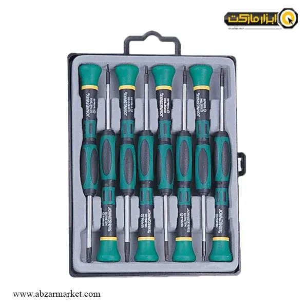 ست پیچ گوشتی ساعتی جانزوی 8 عددی مدل D3750T08S