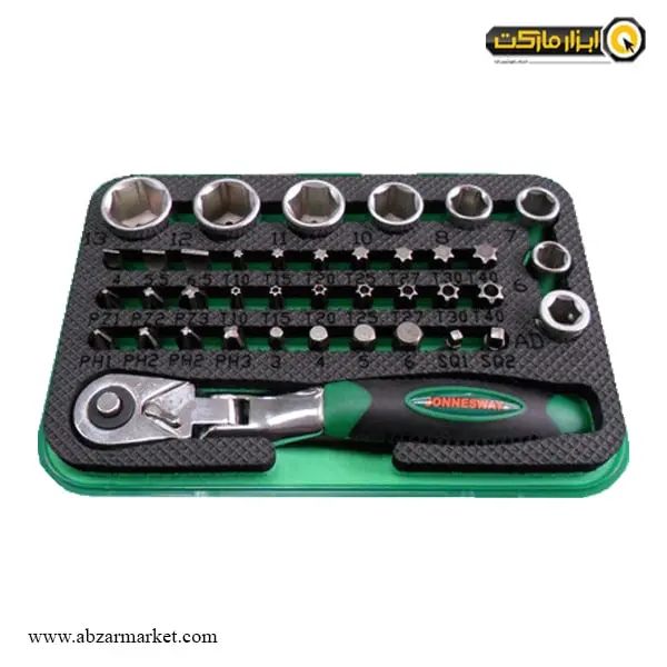 ست سر پیچ گوشتی جانزوی 40 عددی مدل RD02040S