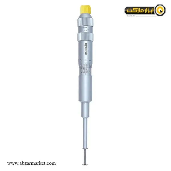میکرومتر شیار (سرنگی) آسیمتو 25-0 میلی متر دو بازویی مدل 0-61-163 میکرومتر شیار (سرنگی) آسیمتو 25-0 میلی متر دو بازویی مدل 0-61-163