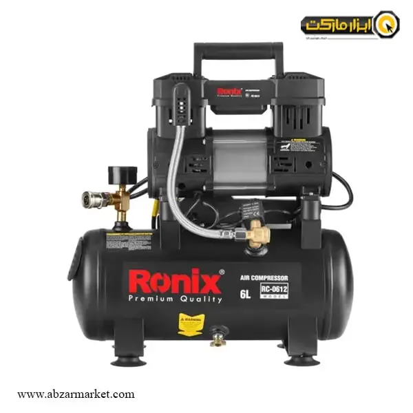 کمپرسور باد سایلنت رونیکس 6 لیتری مدل RC-0612