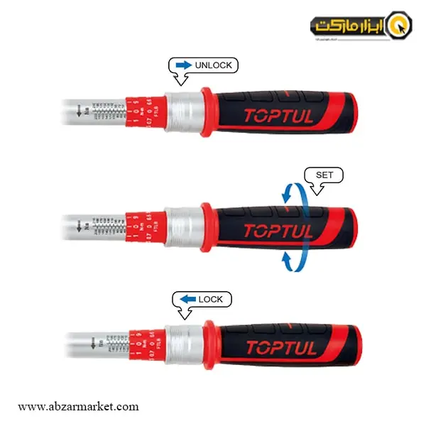 آچار ترکمتر تقه ای 1/2 اینچ تاپ تول 350-70 نیوتن مدل ANBV1635