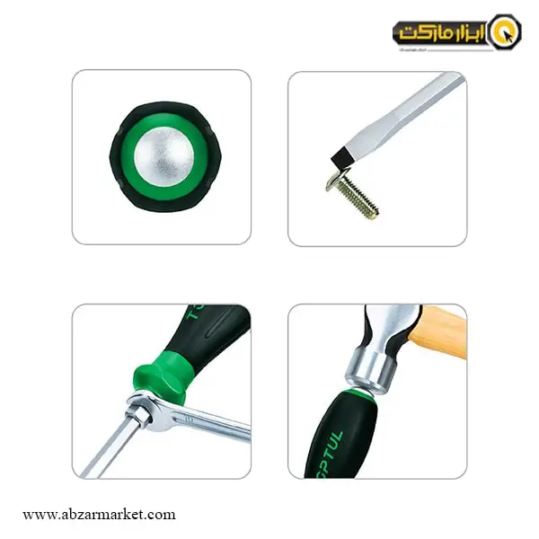 پیچ گوشتی ضربه خور تاپ تول دوسو مدل FAGF6E15