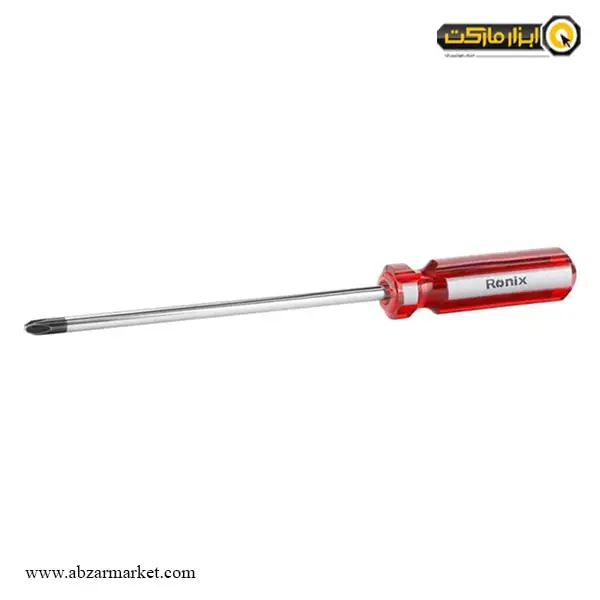 پیچ گوشتی چهارسو رونیکس دسته کریستالی مدل RH-28