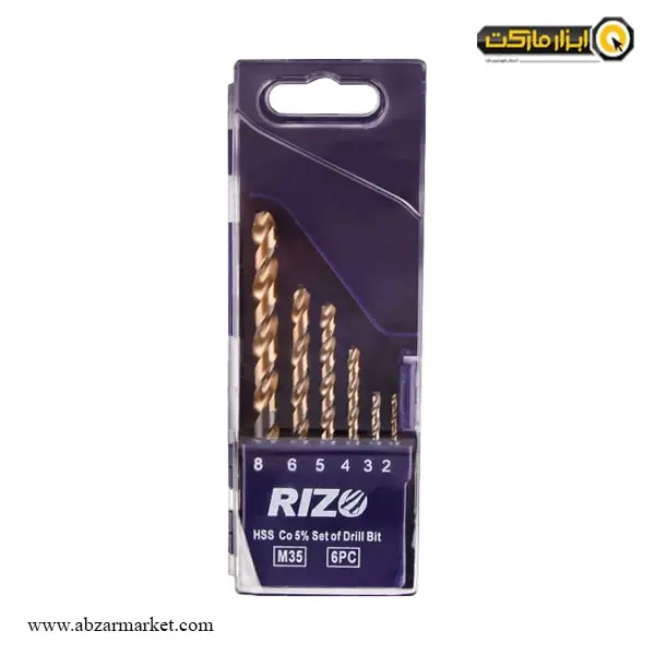 ست مته کبالت 5% ریزو 6 عددی مدل SO6PC ست مته کبالت 5% ریزو 6 عددی مدل SO6PC
