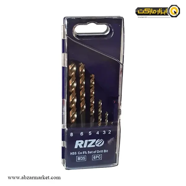 ست مته کبالت 5% ریزو 6 عددی مدل SO6PC ست مته کبالت 5% ریزو 6 عددی مدل SO6PC