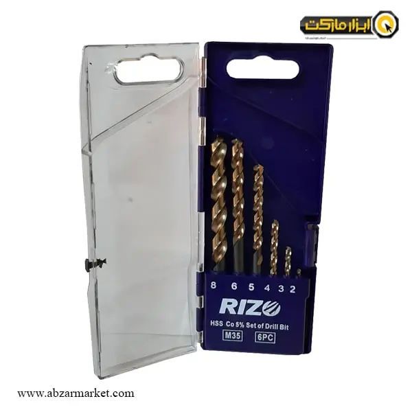 ست مته کبالت 5% ریزو 6 عددی مدل SO6PC ست مته کبالت 5% ریزو 6 عددی مدل SO6PC