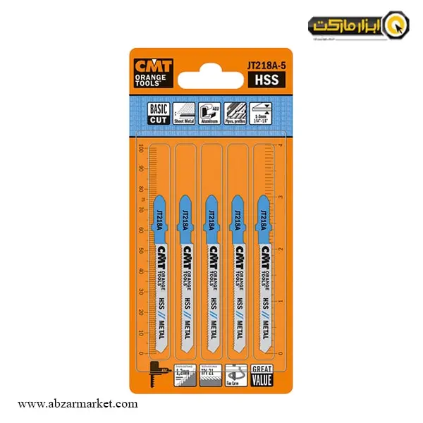 تیغ اره عمود بر آهن CMT مجموعه 5 عددی مدل JT218A-5 تیغ اره عمود بر آهن CMT مجموعه 5 عددی مدل JT218A-5