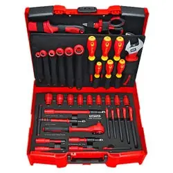 جعبه ابزار تاپ تول با لوازم ضد برق 42 عددی مدل GCZ-042A