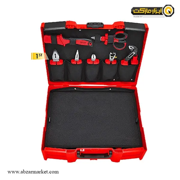 جعبه ابزار تاپ تول با لوازم ضد برق 42 عددی مدل GCZ-042A