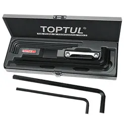 ست آچار آلن شش گوش تاپ تول فوق بلند و چاقویی 15 عددی مدل GAAD1509