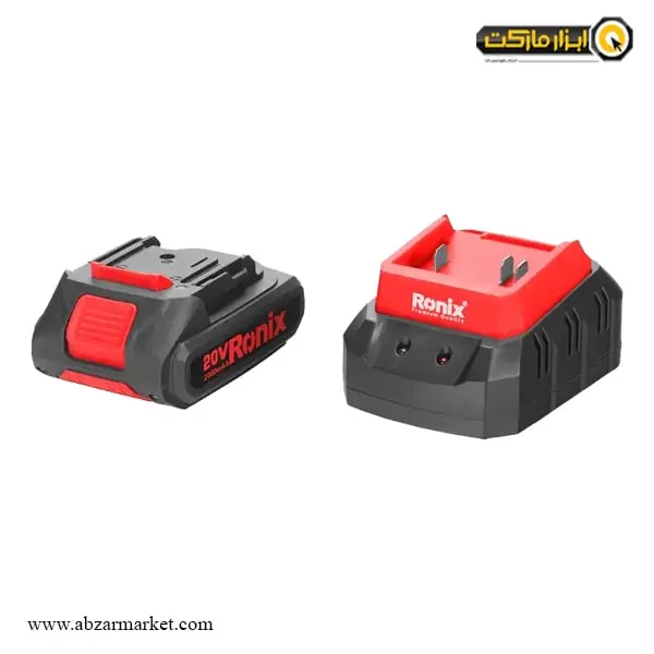بکس شارژی رونیکس 1/2 اینچ براشلس 20 ولت مدل 8654