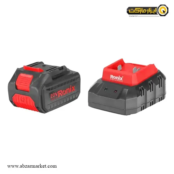 بکس شارژی رونیکس 1/2 اینچ براشلس 20 ولت مدل 8655