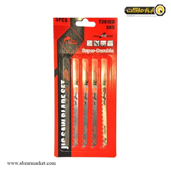 تیغ اره عمود بر MDF موتا بلند مجموعه 5 عددی مدل T301CD تیغ اره عمود بر MDF موتا بلند مجموعه 5 عددی مدل T301CD
