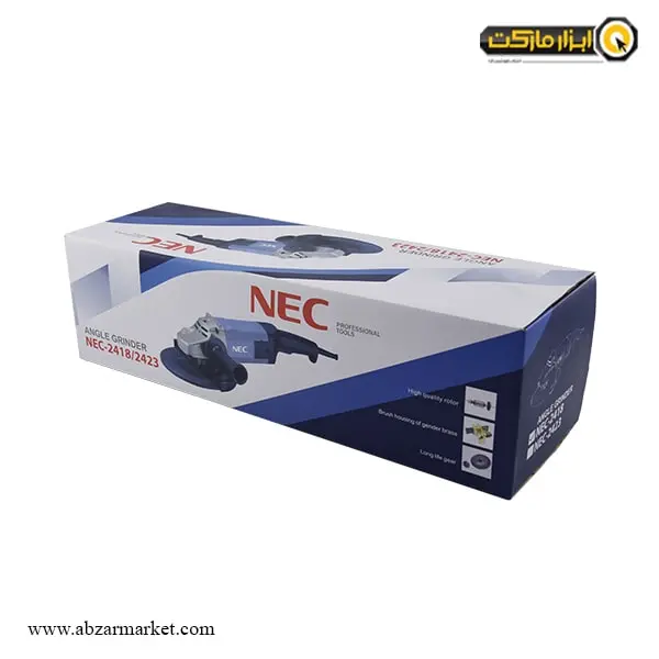 سنگ فرز NEC فرز آهنگری 2300 وات مدل 2418 سنگ فرز NEC فرز آهنگری 2300 وات مدل 2418