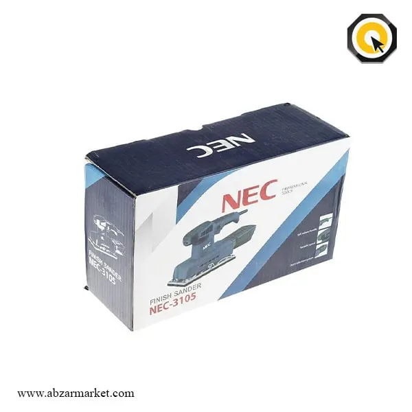 سنباده لرزان مستطیلی NEC دیمردار مدل NEC-3105