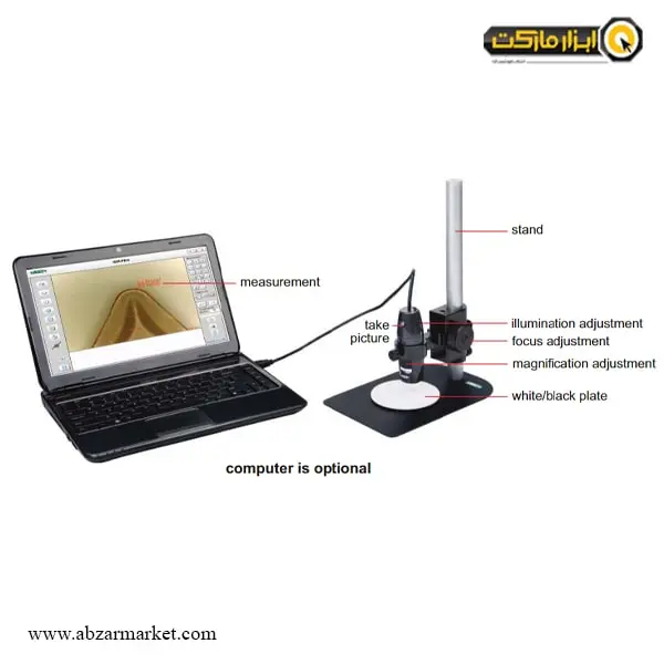 میکروسکوپ اندازه گیری دیجیتال اینسایز (با گارانتی شرکتی) مدل ISM-PM200SA