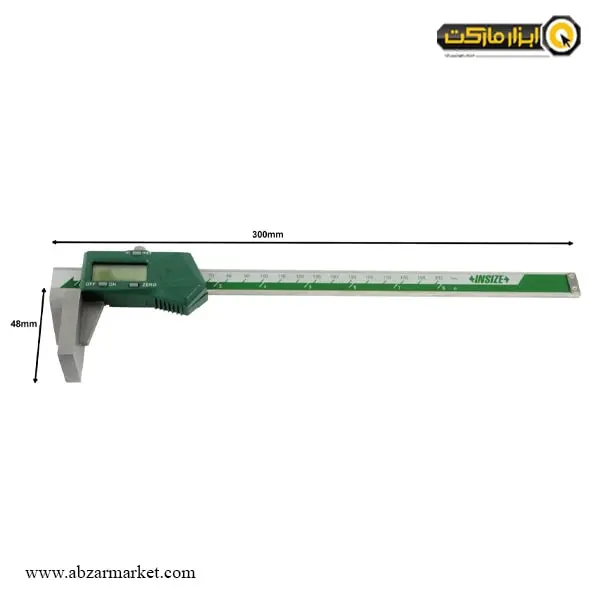 کولیس دیجیتال اینسایز 20 سانتی متر فک پهن (با گارانتی شرکتی) مدل 200-1172