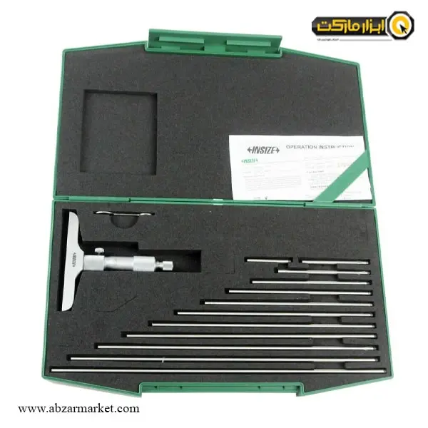 میکرومتر عمق سنج اینسایز 300-0 میلی متر (با گارانتی شرکتی) مدل 300-3240