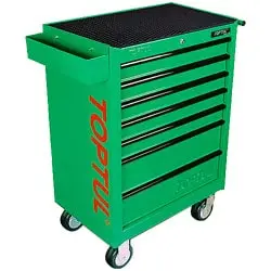 جعبه ابزار چرخ دار کشویی تاپ تول 227 پارچه مدل GCAJ0001