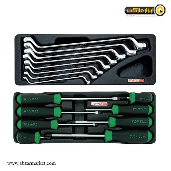 جعبه ابزار چرخ دار کشویی تاپ تول 227 پارچه مدل GCAJ0001