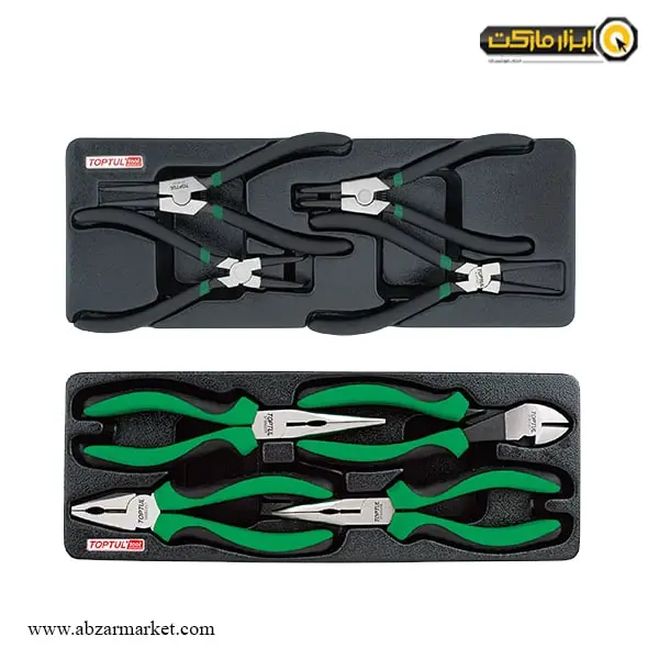جعبه ابزار چرخ دار کشویی تاپ تول 227 پارچه مدل GCAJ0001
