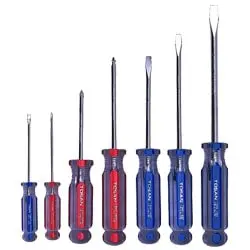 ست پیچ گوشتی توسن 7 عددی دسته کریستالی