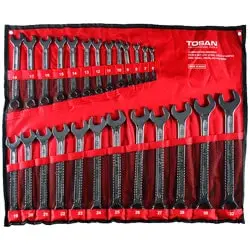 ست آچار یک سر رینگ یک سر تخت توسن 25 عددی مدل TI101-S25