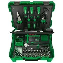 جعبه ابزار تاپ تول با لوازم 104 عددی مدل GCZ-104A