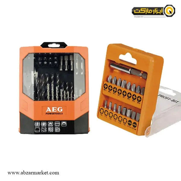 دریل شارژی چکشی AEG لیتیوم 18 ولت مدل BSB 18G4-202TB-LK2