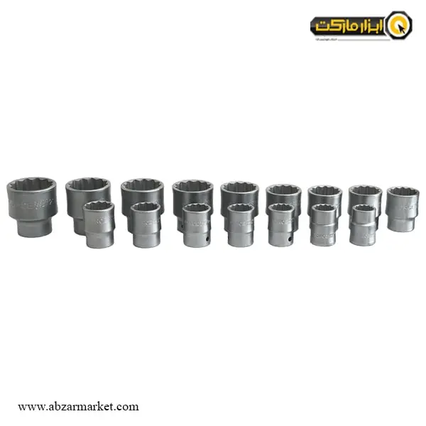 جعبه بکس فورس اینچی 20 پارچه 12 پر 3/4 اینچ مدل 6201S