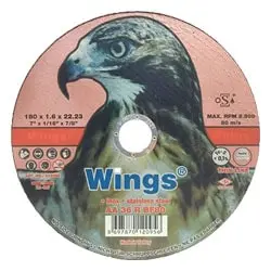 صفحه استیل بر عقاب (وینگز) 180x1.6 میلی متر