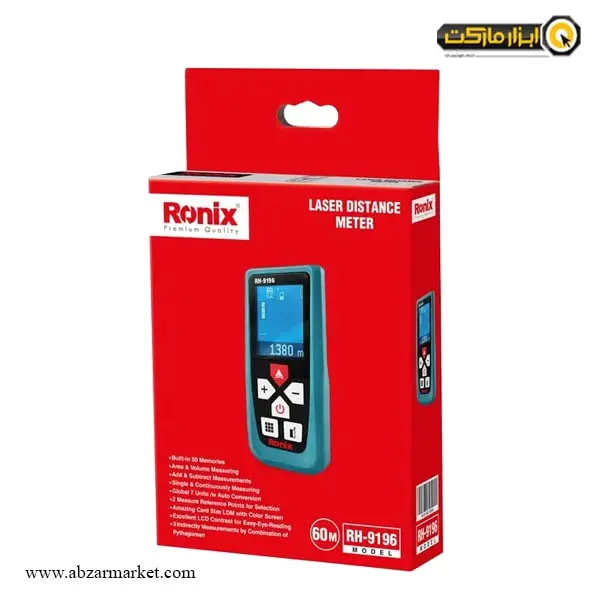 متر لیزری رونیکس 60 متری مدل RH-9196 متر لیزری رونیکس 60 متری مدل RH-9196