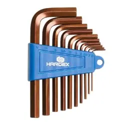 آچار آلن شش گوش هاردکس کارتی کوتاه 10 عددی