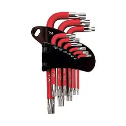 آچار آلن ستاره ای هیوندای کارتی کوتاه 9 عددی مدل HT295