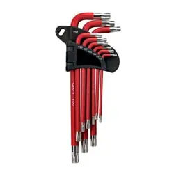 آچار آلن ستاره ای هیوندای کارتی بلند 9 عددی مدل HT390