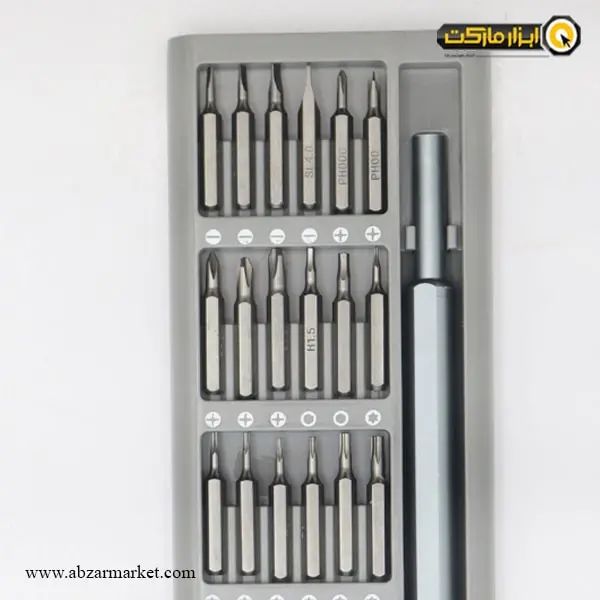 ست سر پیچ گوشتی ساعتی استارمکس 25 عددی مدل SHS-15S025BS
