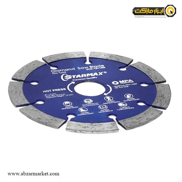 صفحه گرانیت بر مینی استارمکس 115 میلی متر مدل SCD-12115G