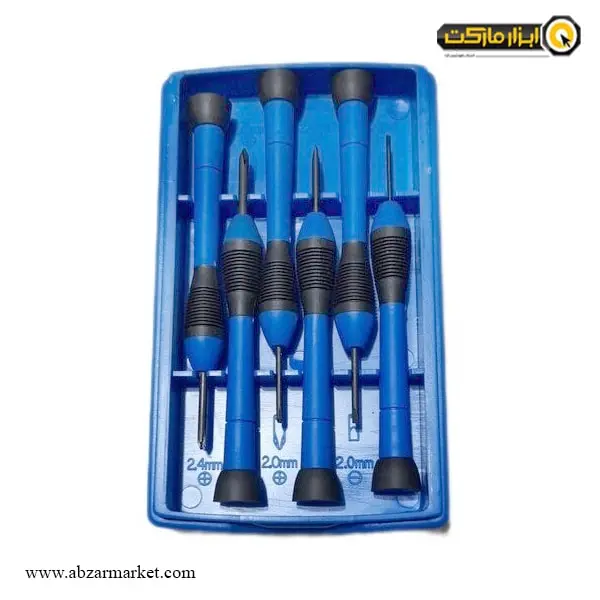 ست پیچ گوشتی ساعتی استارمکس 6 عددی مدل SHS-15S006MP