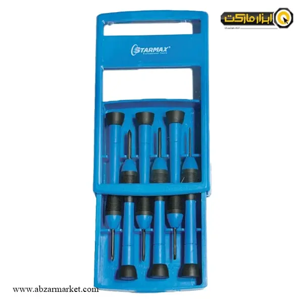 ست پیچ گوشتی ساعتی استارمکس 6 عددی مدل SHS-15S006MP