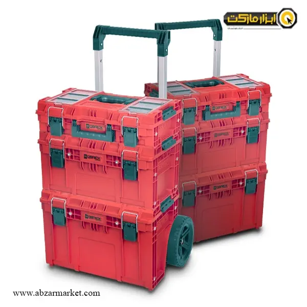 ست جعبه ابزار تخصصی کیوبریک مدل Prime Cart RED Ultra HD Set