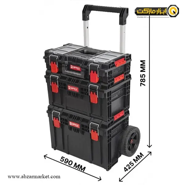 ست جعبه ابزار تخصصی کیوبریک مدل Prime Cart Profi Set
