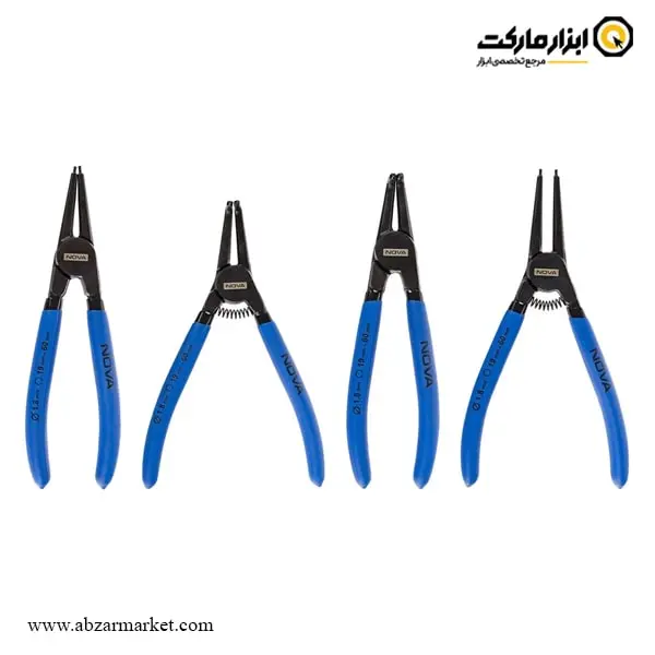 ست خار جمع کن و خار باز کن نووا 4 عددی مدل 8075