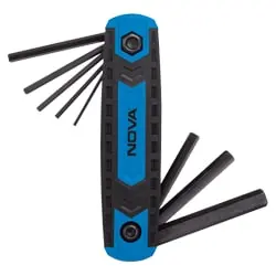 آچار آلن شش گوش نووا چاقویی 8 عددی مدل 1161