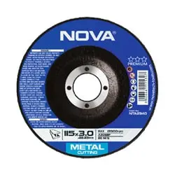 صفحه آهن بر مینی نووا 115x3 میلی متر مدل 2940-مجموعه ( 5 عددی )