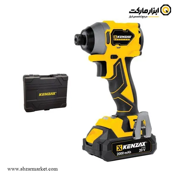 پیچ گوشتی شارژی ضربه ای کنزاکس براشلس 20 ولت مدل 8805 پیچ گوشتی شارژی ضربه ای کنزاکس براشلس 20 ولت مدل 8805