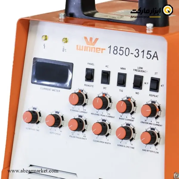 اینورتر جوشکاری تیگ وینر 315 آمپر پالسی مدل HIPOWER 1850-315 با گارانتی نامحدود
