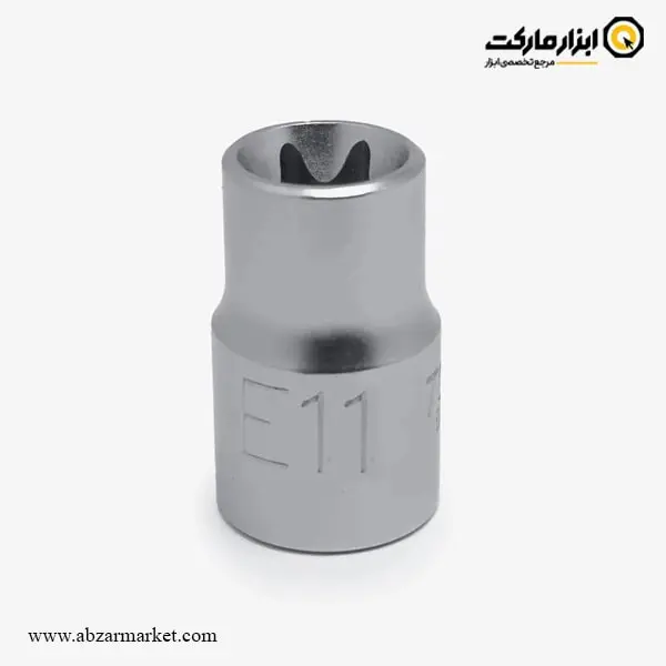 بکس تکی 3/8 اینچ تاپ تول کوتاه E ستاره ای مدل BAED12