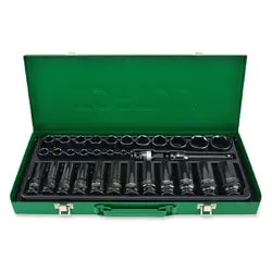 جعبه بکس فشار قوی تاپ تول 32 پارچه 1/2 اینچ مدل GDAD3201