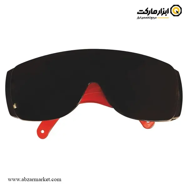 عینک ایمنی برشکاری توسن مشکی نور 5 مدل T3903