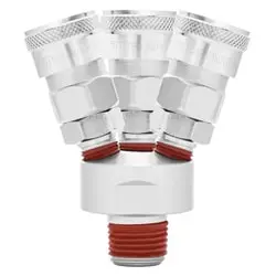 کوپلینگ باد مادگی سه راهی توسن 1/4 اینچ تایوانی مدل T21-SMY